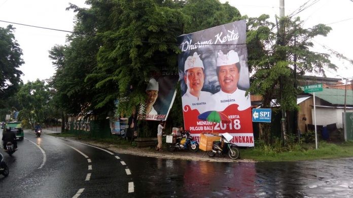 Dukungan Rakyat Makin Menguat, Baliho Dharma-Kerta Mulai Ramaikan Denpasar