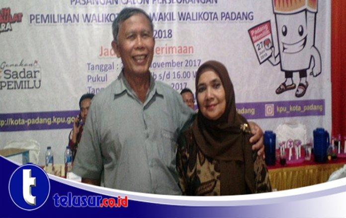 Onde Mande… Pasutri Calon Walikota Padang Ini Daftar Didampingi Istri Muda