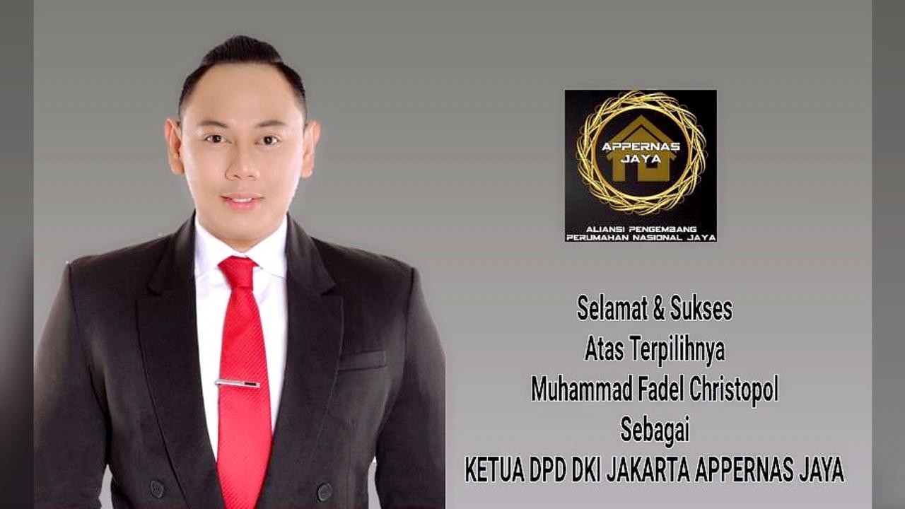 DPP Tetapkan Fadel Christopol Pimpin DPD Appernas Jaya DKI Jakarta  
