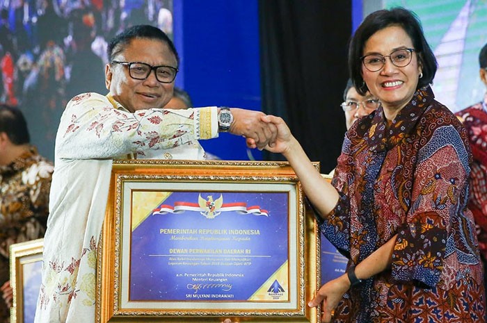 DPD RI Peroleh Opini WTP Ke 13 Kali Berturut-Turut
