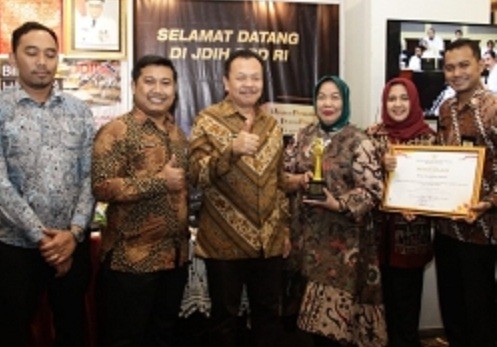 DPD RI Peroleh JDIH Peringkat Terbaik II Tingkat Lembaga Negara Se-Indonesia