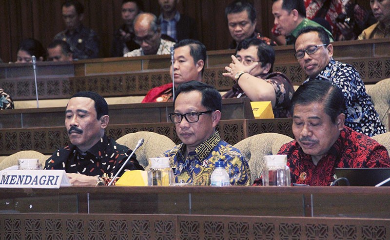 Mendagri Raker  Lanjutan Dengan Komisi II DPR
