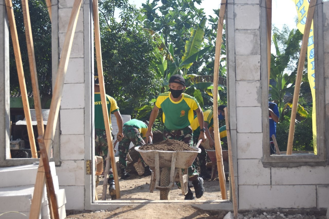Bangun Rumah Layak Huni, TNI Gandeng Shiddiqiyyah Ngawi