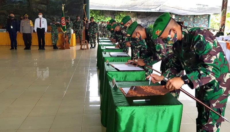 Menuju Wilayah Bebas Korupsi, Korem 174 Merauke Canangkan Zona Integritas