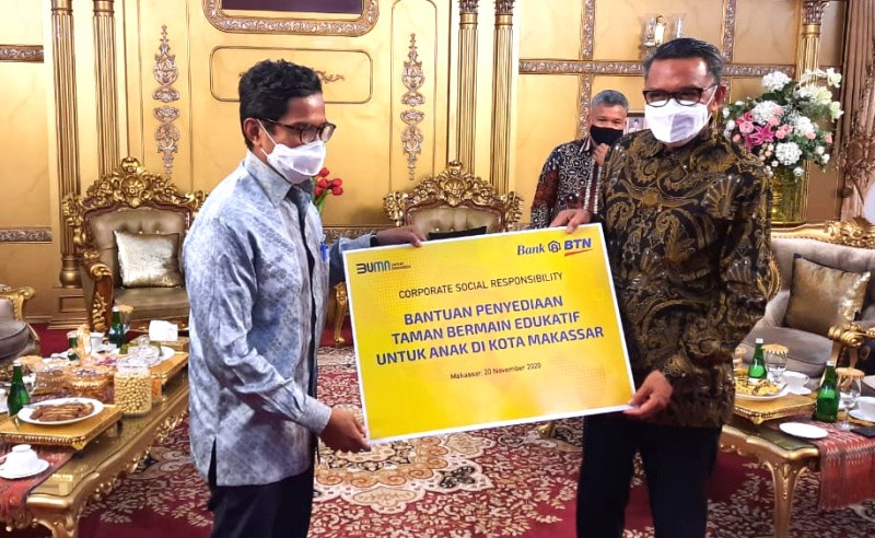 Taman Bermain Anak Bantuan CSR Bank BTN