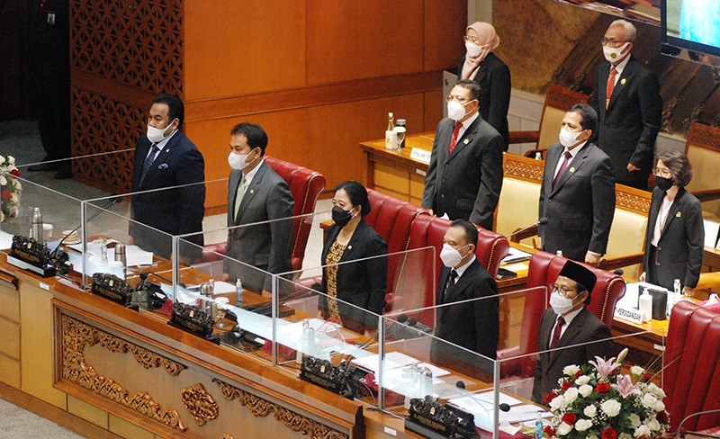 Rapat Paripurna DPR RI Ke-12 Masa Persidangan III Tahun Sidang 2020 – 2021