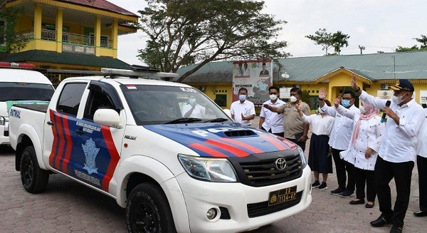 Dikawal TNI dan Polri, Pemkab Sergai Jemput Vaksin Sinovac Covid-19 