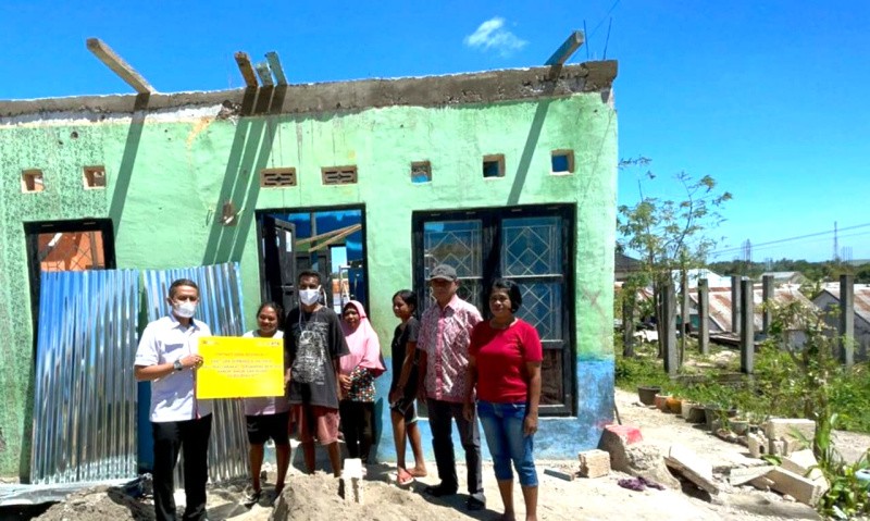 BTN Bantu Ratusan Rumah Terdampak Badai Siklon di NTT