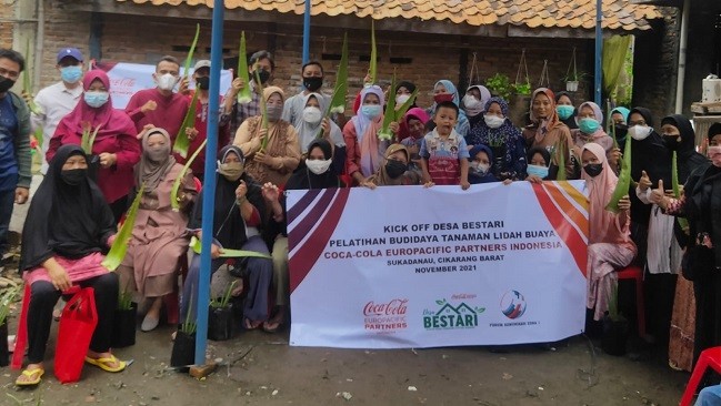 Wujudkan Desa Bestari, CCEP Adakan Pelatihan Budidaya Lidah Buaya di Sukadanau