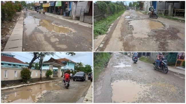 Sejumlah Jalan di Kecamatan Babelan Rusak Parah, Ini Permintaan Warga ke Pemda Bekasi
