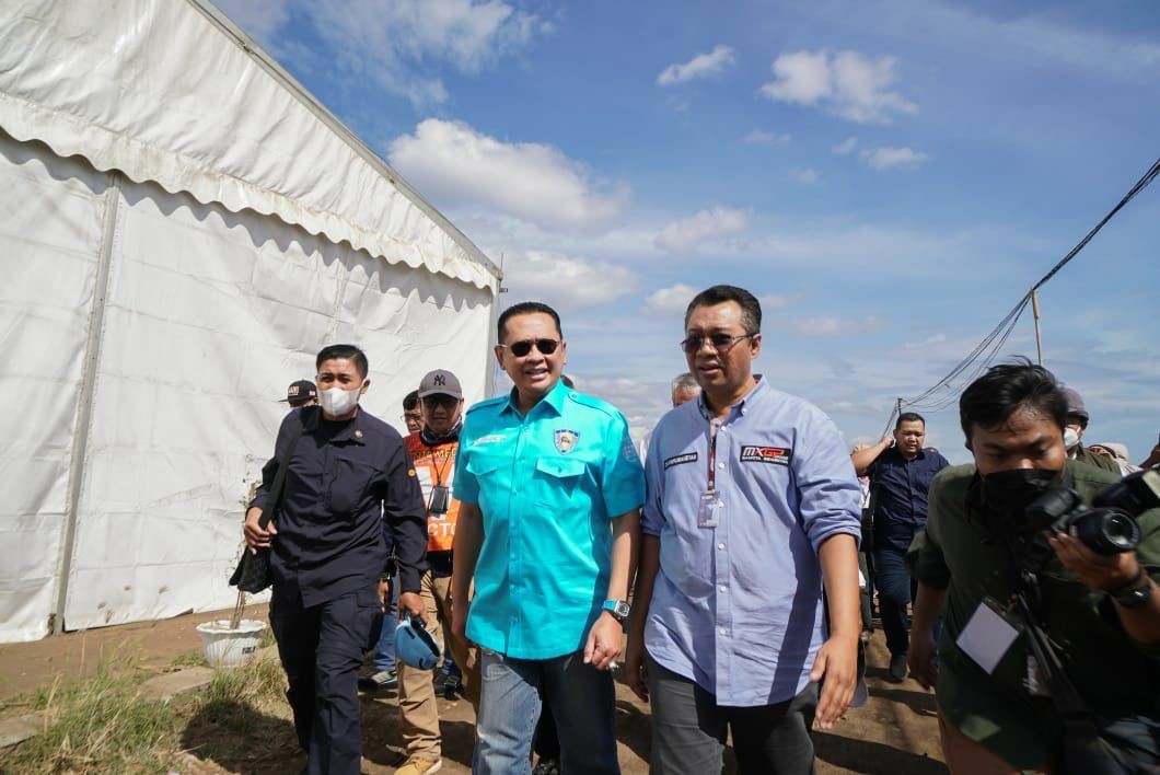 Bamsoet Puji Rocket Motor Circuit MXGP Samota Sirkuit Motocross Terbaik Dunia