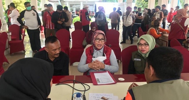 Ketua Jabar Bergerak Kota Bekasi Salurkan Bantuan Ke Korban Gempa Cianjur