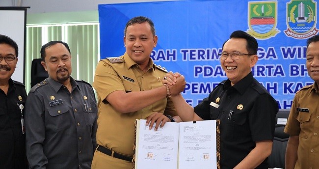 Tiga Wilayah PDAM Tirta Bhagasasi Diserahkan ke Kota Bekasi