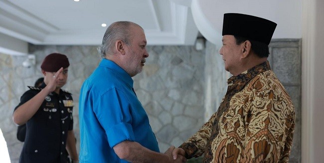 Bertemu Sultan Johor, Prabowo Bahas Kerja Sama Pertahanan Indonesia-Malaysia