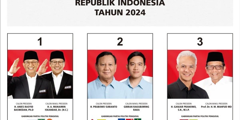 KPU Sebut Desain Surat Suara Pilpres 2024 Sudah Disepakati Semua Paslon