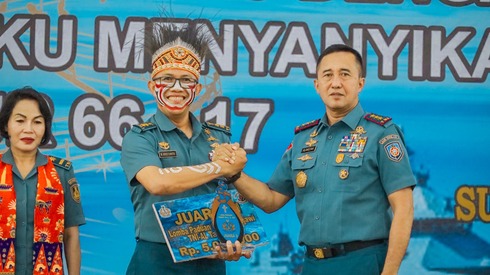 Sebarkan Perdamaian dan Persatuan, Dankodiklatal Buka Pesparawi 2023