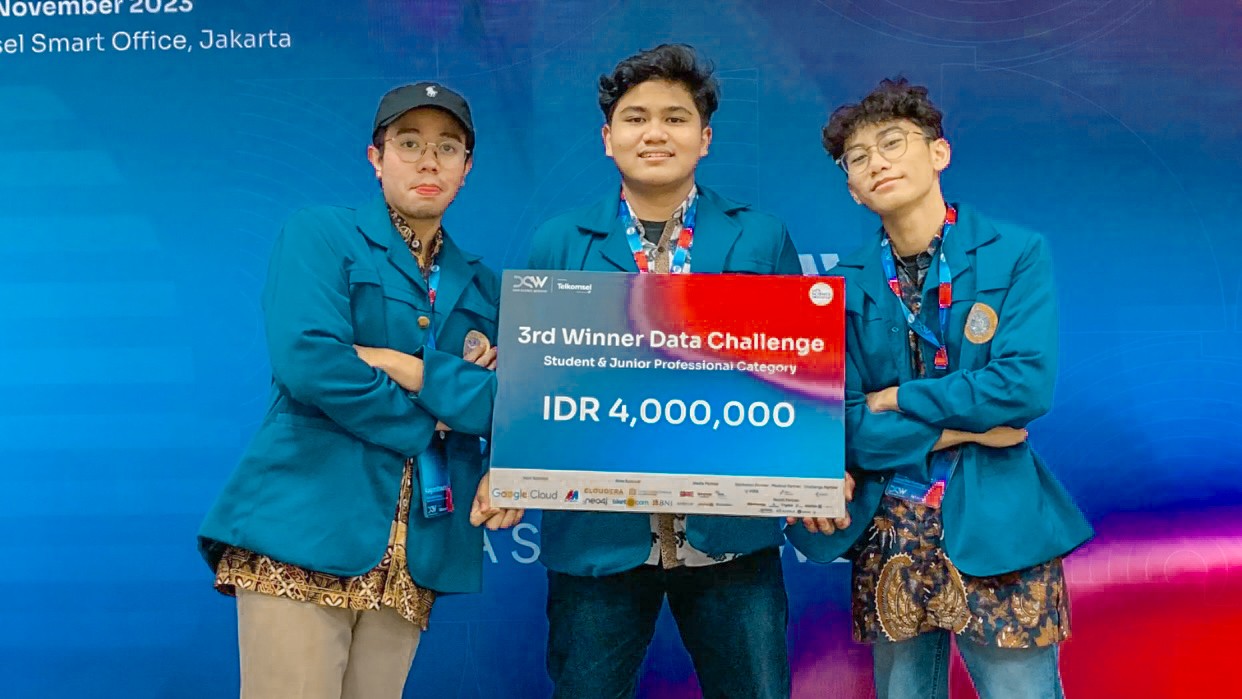 167 Tim Dikalahkan oleh Tim Mahasiswa UNAIR Hingga Sabet Juara 3 Data Science