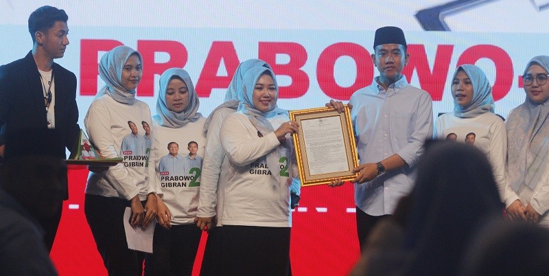 Perempuan Muda Nahdliyin Deklarasi Dukung Prabowo-Gibran