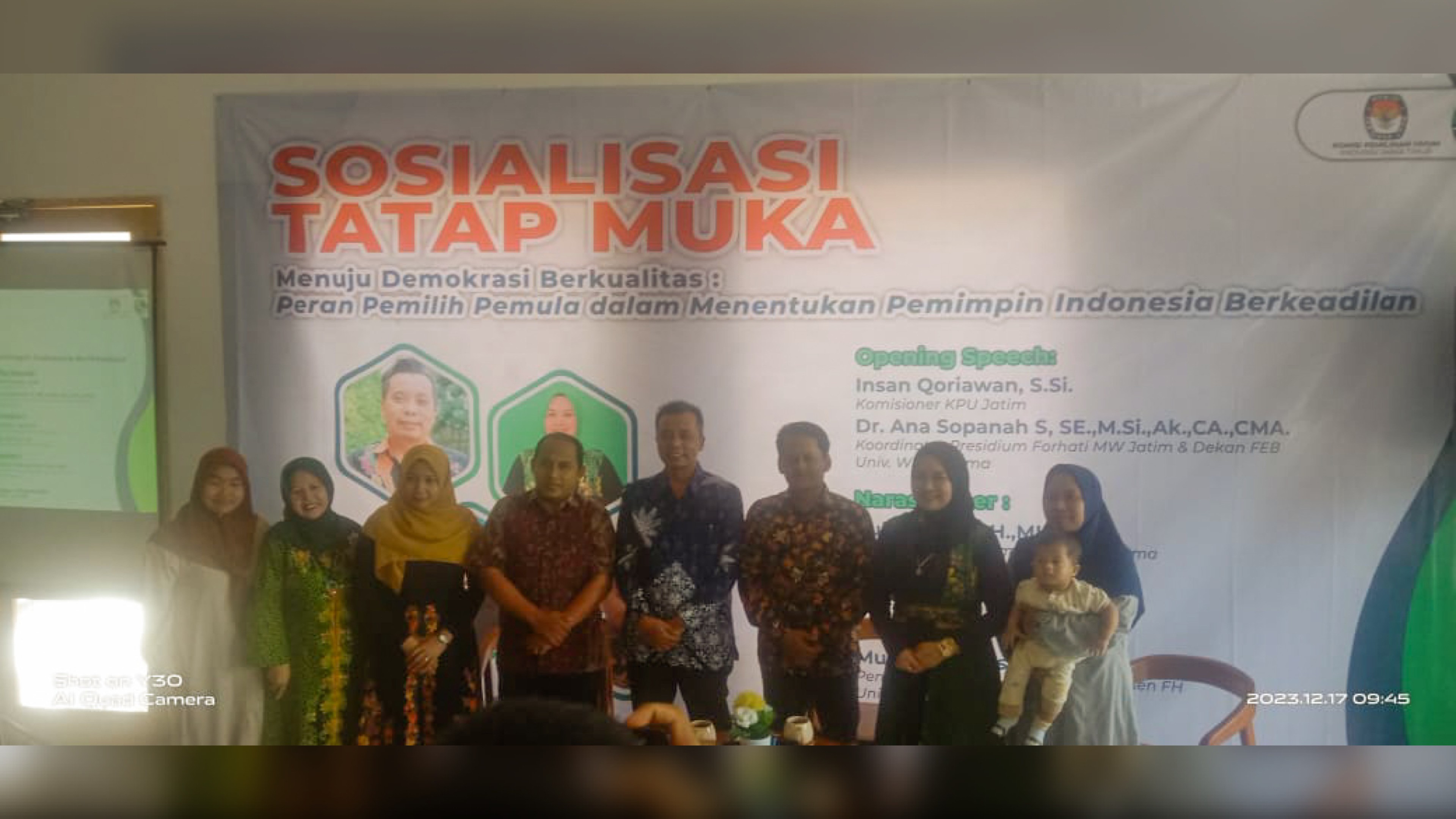 KPU Jatim Gandeng Forhati Jatim Gelar Sosialisasi Tatap Muka