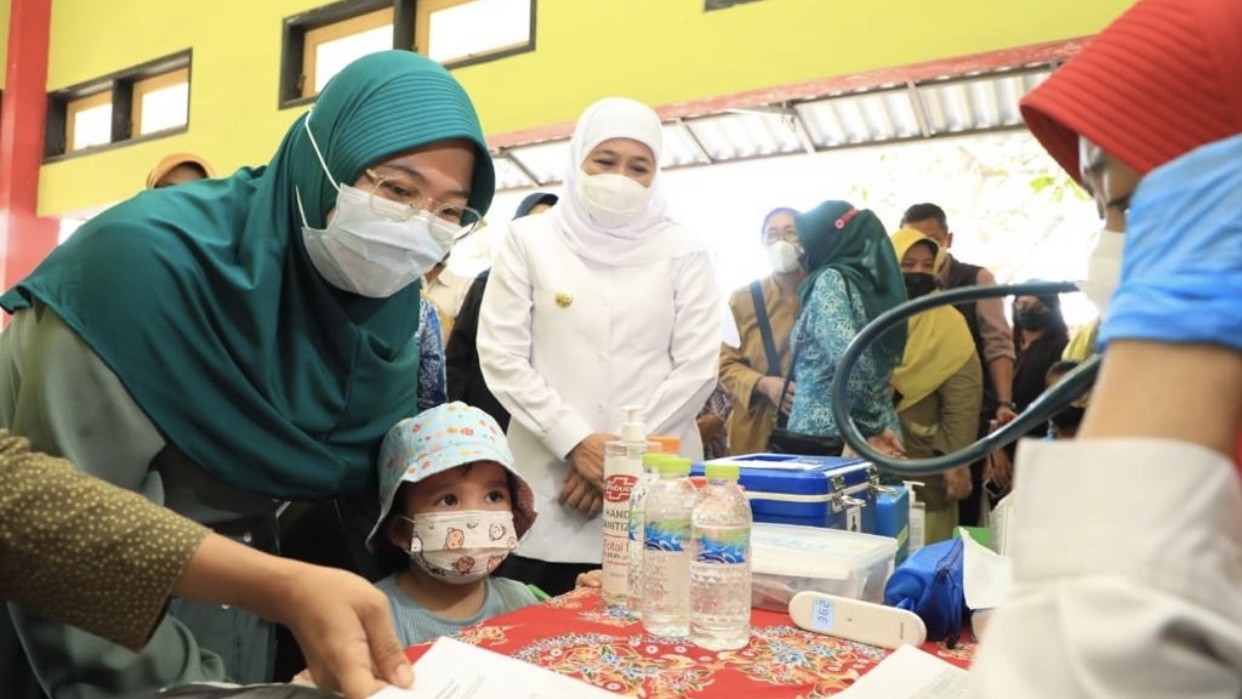 Sub PIN Polio Digelar Serentak, Khofifah: Mari Orangtua Ajak Anak ke Pos Imunisasi Terdekat
