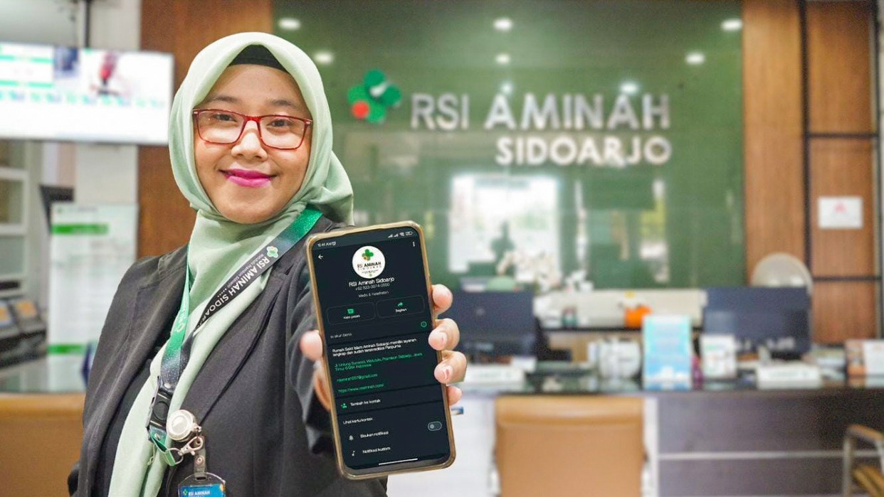 RSI Aminah Sidoarjo Perkenalkan Layanan Chat Bot & Notifikasi Otomatis via WhatsApp Bisnis