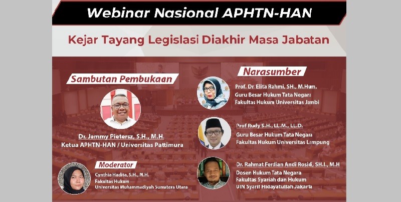 APHTN-HAN Soroti Fenomena Kejar Tayang Legislasi DPR 