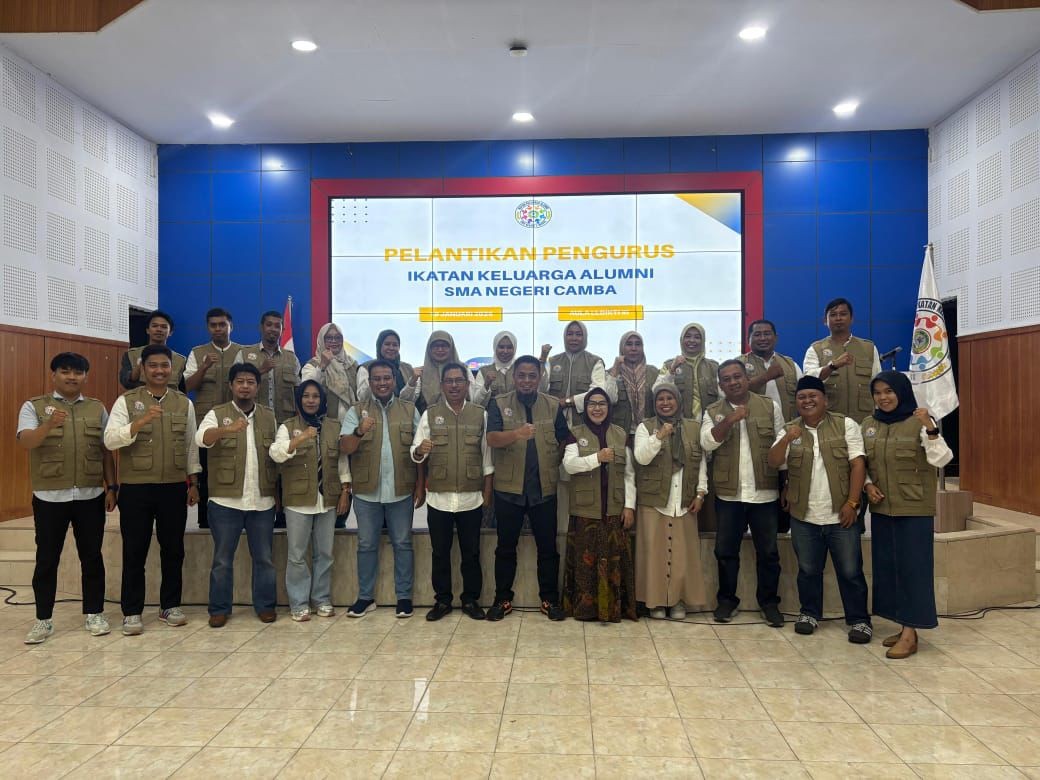Pengurus Pusat IKA SMAN Camba Dilantik, Berbagai Program Jadi Wadah Silaturahmi Alumni
