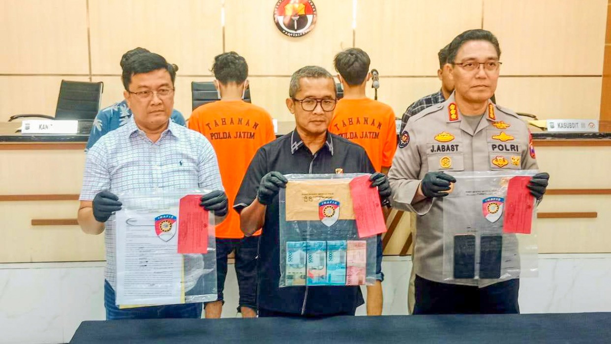 Diduga Peras Kadindik Jatim 20 Juta, Dua Mahasiswa Ditangkap Polda