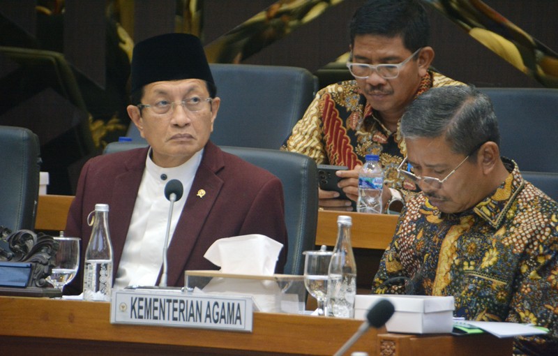 Menag Raker Dengan Baleg Bahas Tata Kelola Guru