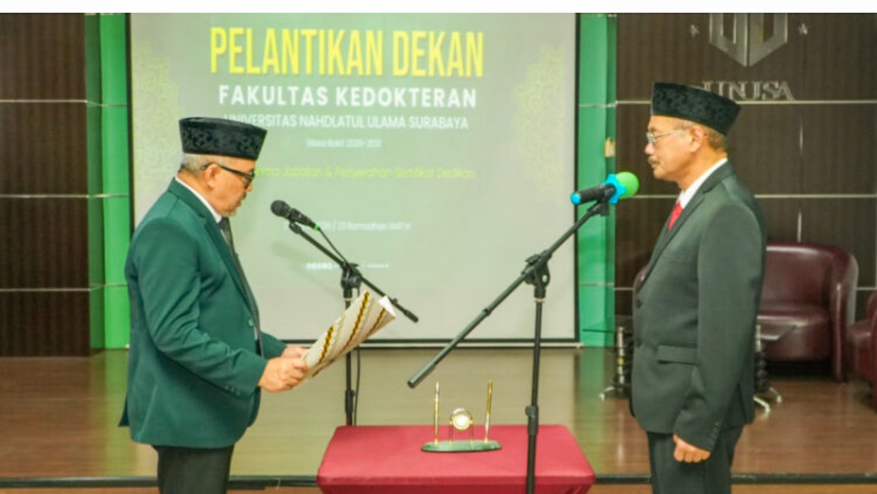 Prof Bus Dilantik jadi Dekan FK Unusa, Ini Tiga Pesan Rektor