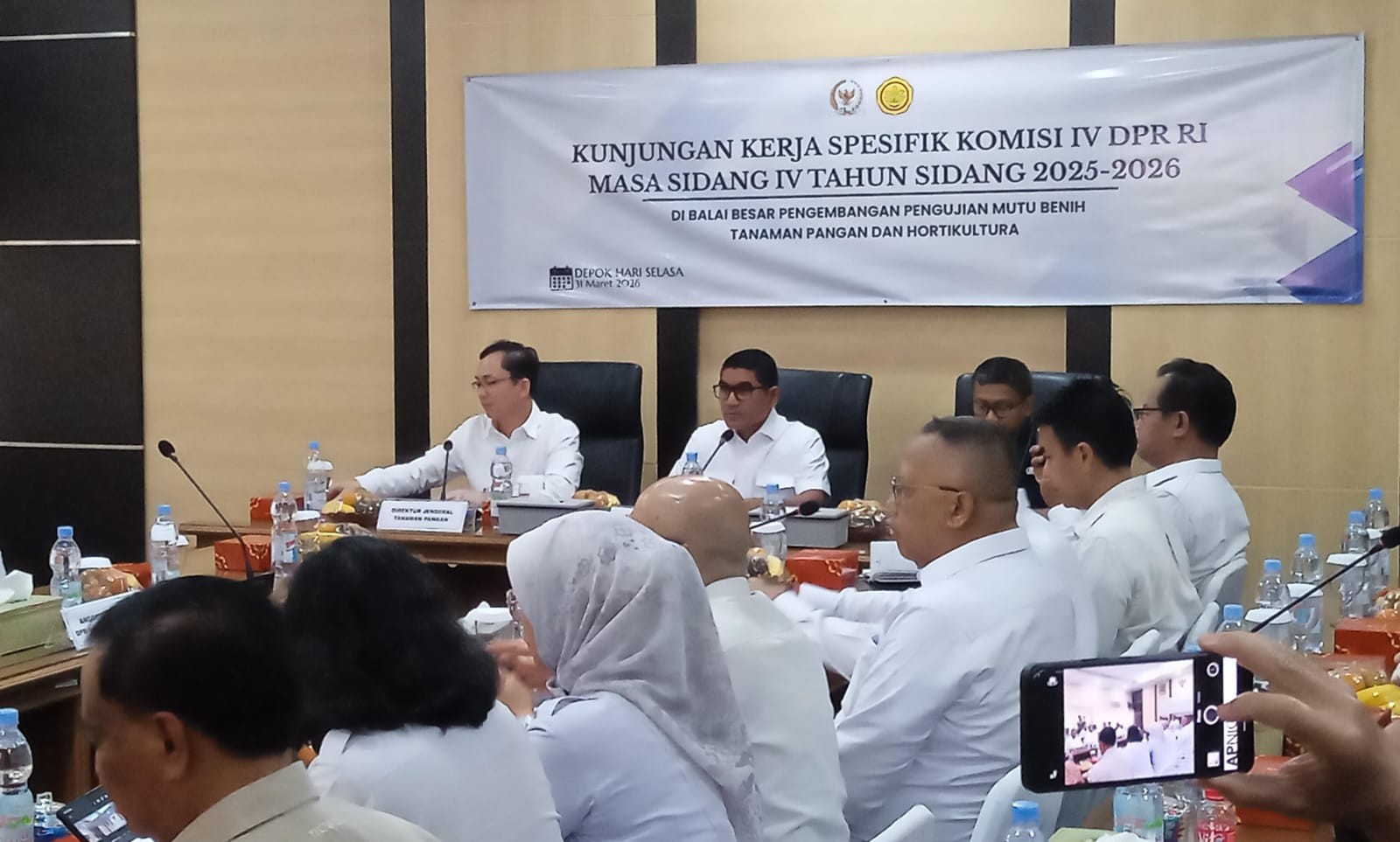 DPR Dorong Modernisasi Teknologi Balai Besar Sertifikasi Benih di Depok