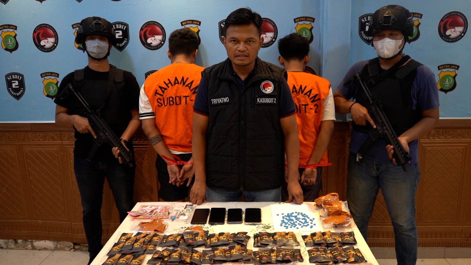 Gagalkan Peredaran Etomidate dan Ekstasi dalam Kemasan Beras Basmati, Polisi Tangkap Dua Pelaku