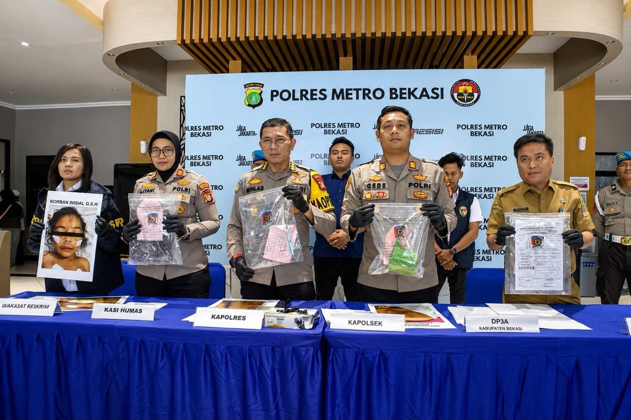 Aniaya Balita, Polisi Tangkap Ibu Tiri di Tarumajaya 