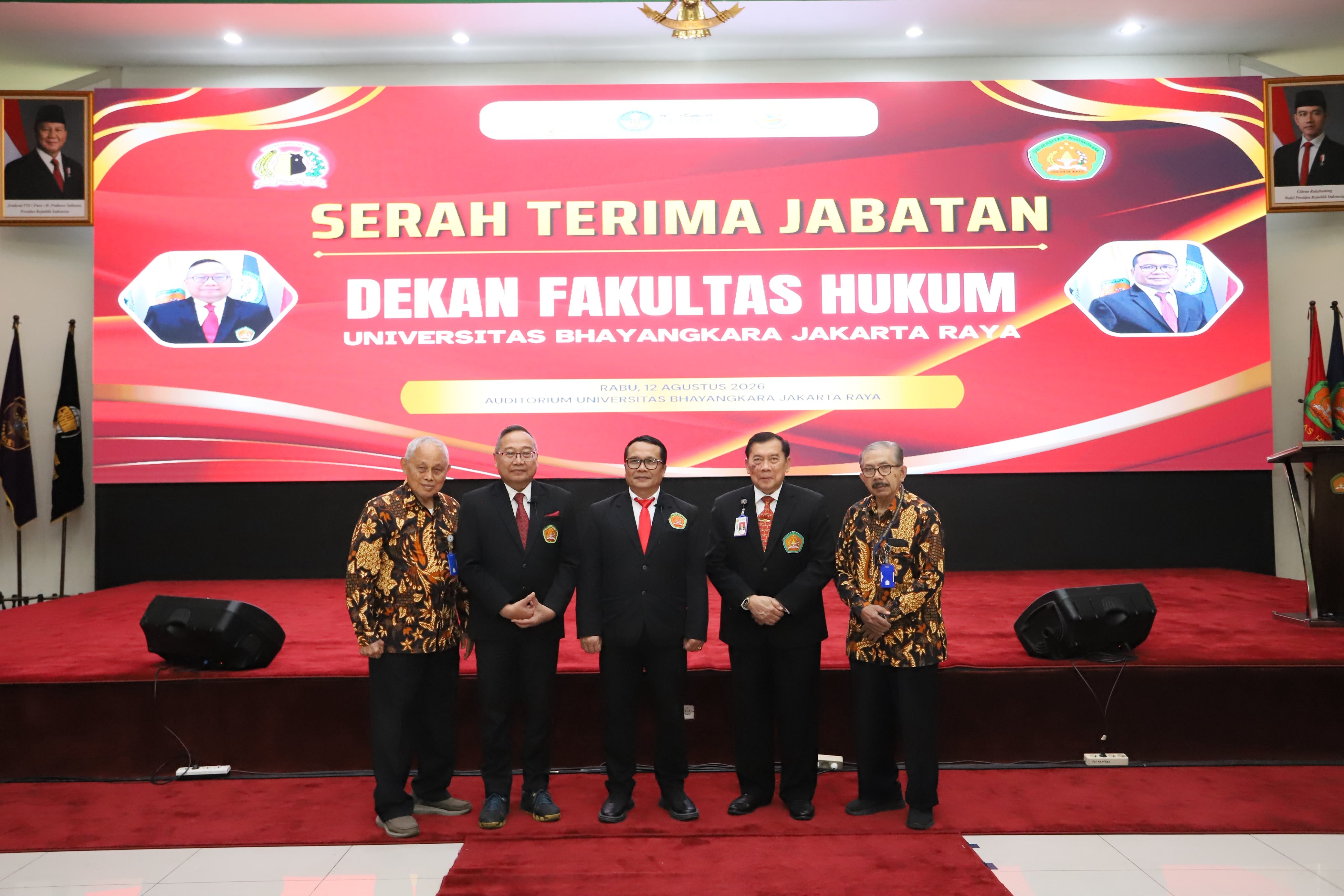 Joko SriWidodo Resmi Nahkodai Dekan Hukum Ubhara Jaya