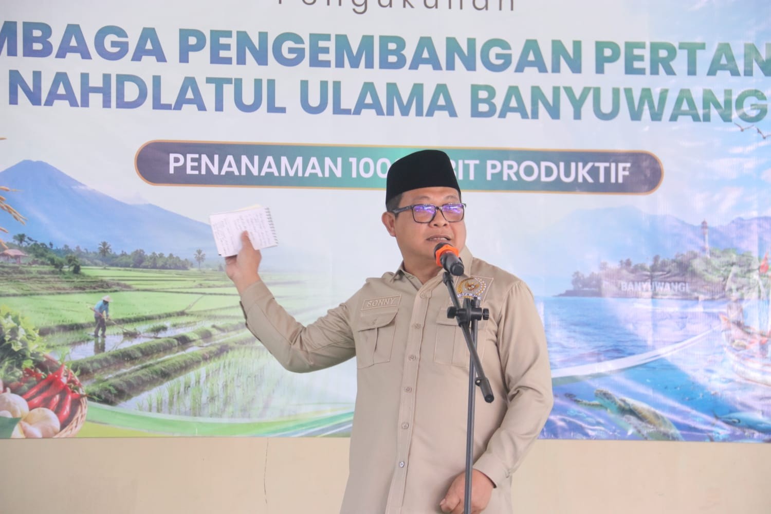 Perkuat Ketahanan Pangan, Legislator Sonny Wujudkan Sinergi Nasionalis-Nahdliyin bersama LPPNU Banyuwangi