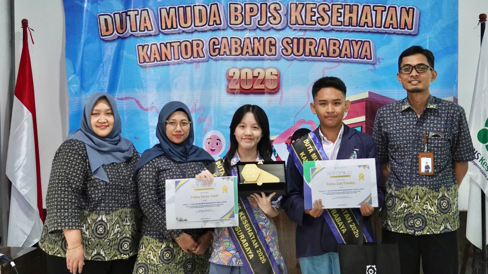 Felicia Surya Tanzil Terpilih Jadi Duta Muda BPJS Kesehatan Surabaya 2026