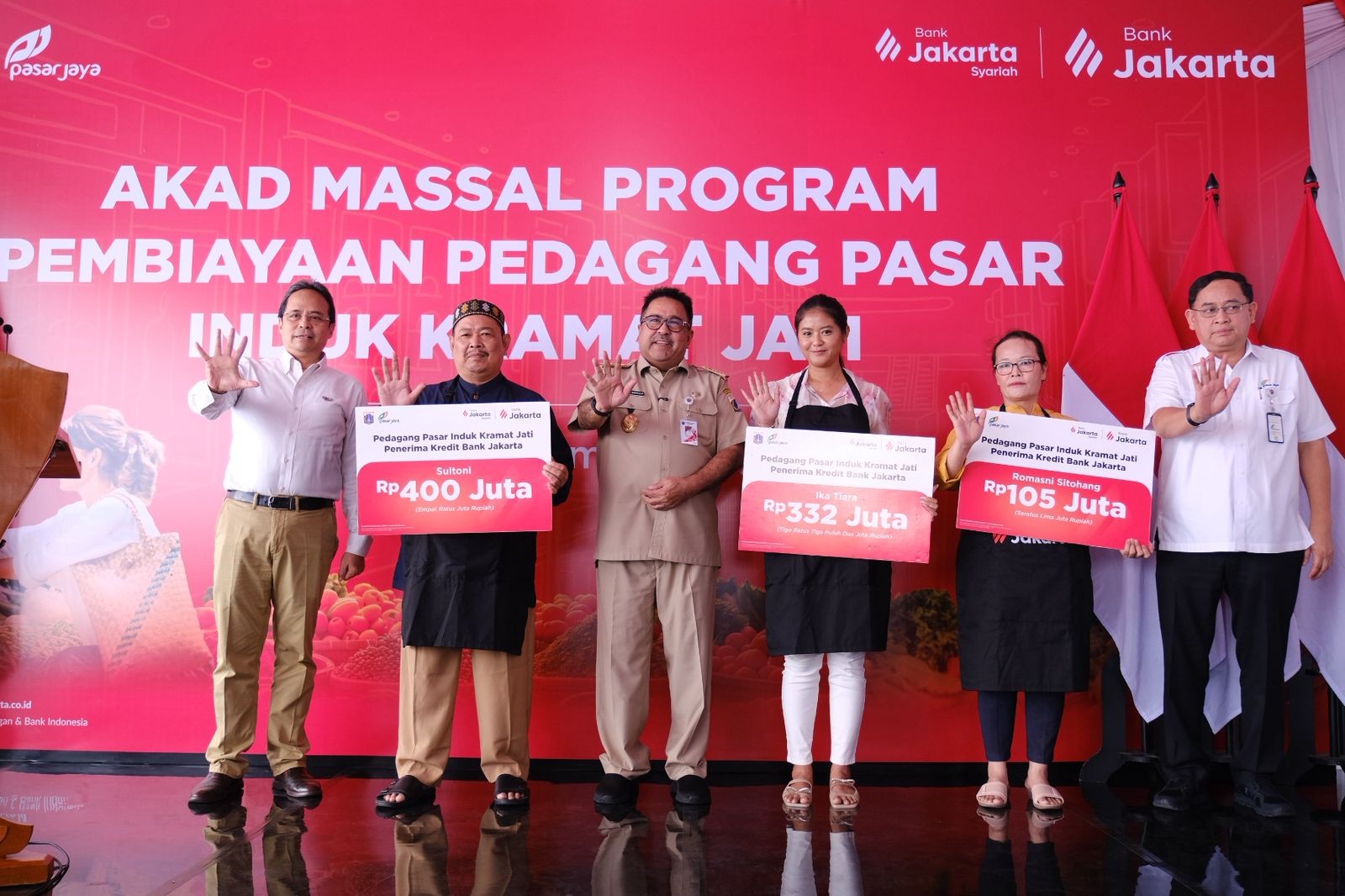 Wagub Rano Karno Optimistis Pembiayaan Bank Jakarta Perkuat Modal Pedagang Pasar Induk Kramat Jati