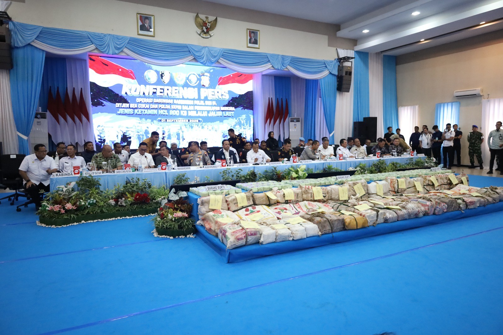 BNN Ungkap 800 Kg Ketamine HCl di Natuna, Desak Ketamin Masuk Golongan Narkotika