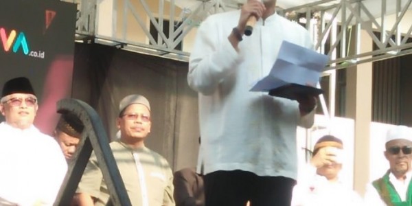 Cawapres Hadiri Tasyakuran Kemenangan Prabowo-Sandi di Kab.Bekasi