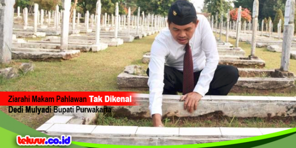 Teladani Keikhlasan, Dedi Punya Tradisi Ziarahi Lebih Dulu Makam Pahlawan Tak Dikenal
