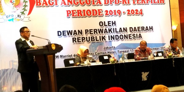 Ketua DPD Oesman Sapta Buka Orientasi Anggota Baru DPD