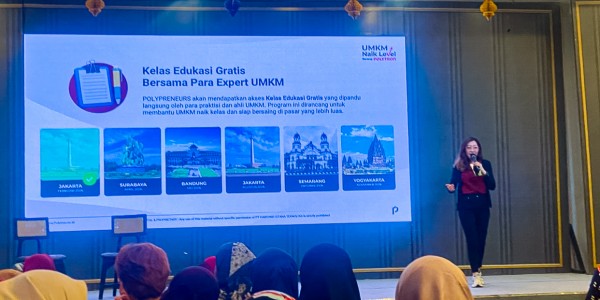 Naik Level Bareng, Polytron Dampingi 400 UMKM Bikin Cara Jitu Usaha Sukses di Surabaya