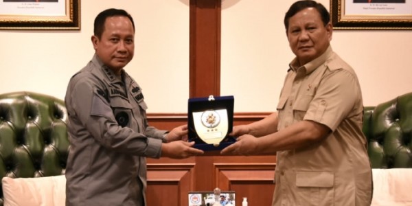 Kepala Bakamla Ri Courtesy Call Kepada Menhan Prabowo Subianto Telusur