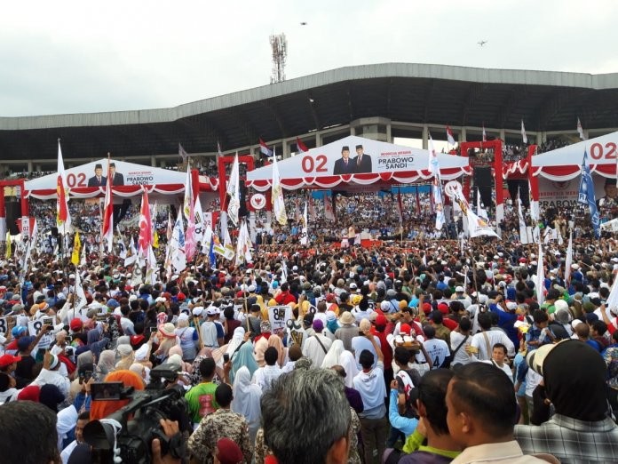 Artis Ibukota Ramaikan Kampanye Prabowo-Sandi di Stadion Delta Sidoarjo