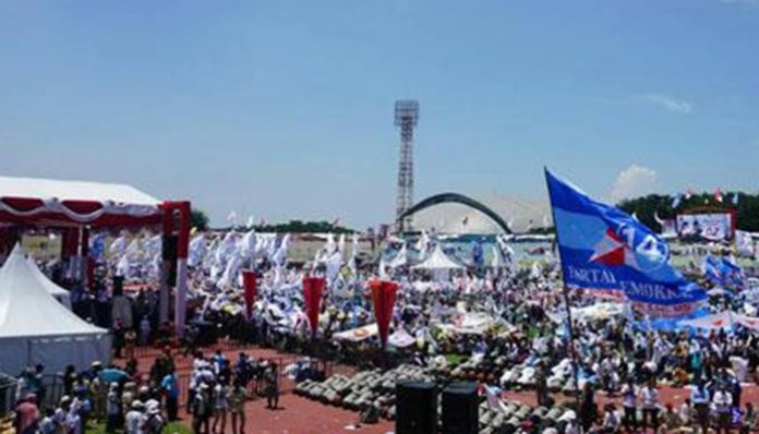 Massa Penuhi Gelora Delta Sidoarjo Lokasi Kampanye Prabowo-Sandi