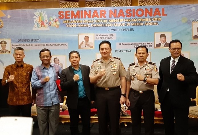 Polri Ajak Lawan Hoaks Demi Pemilu yang Aman, Damai dan Sejuk