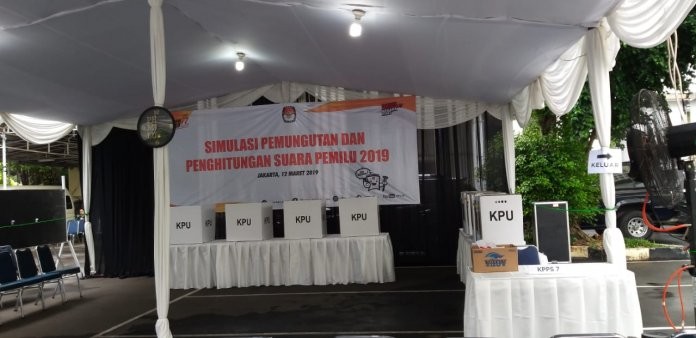 KPU Gelar Simulasi Pemungutan dan Penghitungan Suara