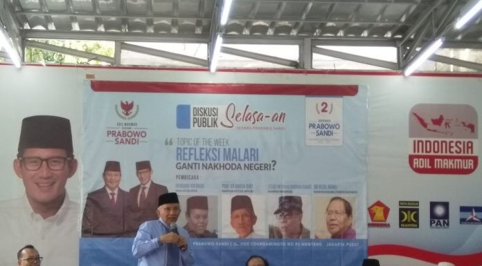 Amien Rais: Om Joko Kerjaannya Memang Kempesin Oposisi