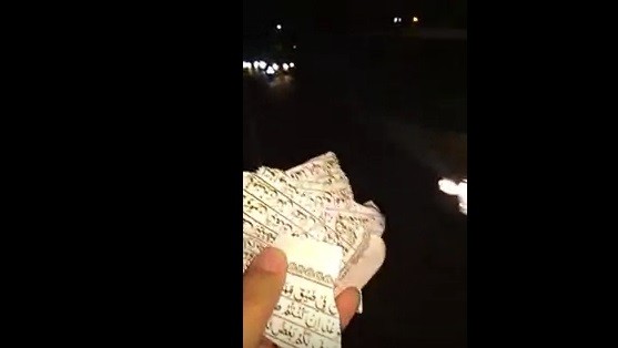 Biadab! Al Quran Disobek-sobek Dan Dibuang Di Jalan Gunawarman