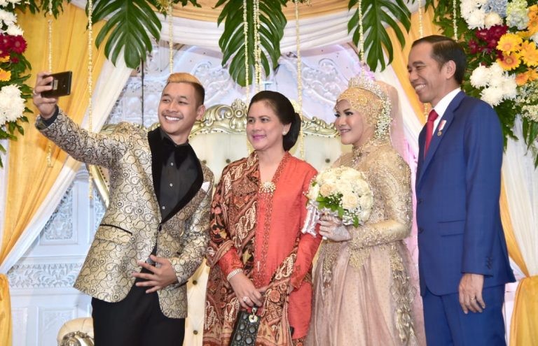Presiden Hadiri Pernikahan Dua Atlet Peraih Emas Asian Games 2018